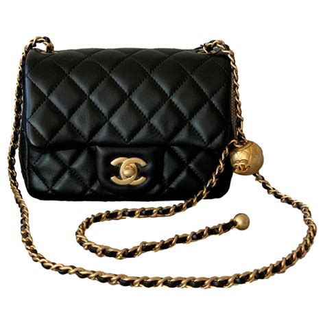 Chanel 2024 Pearl Twist Mini Square Flap Bag w/Tags 